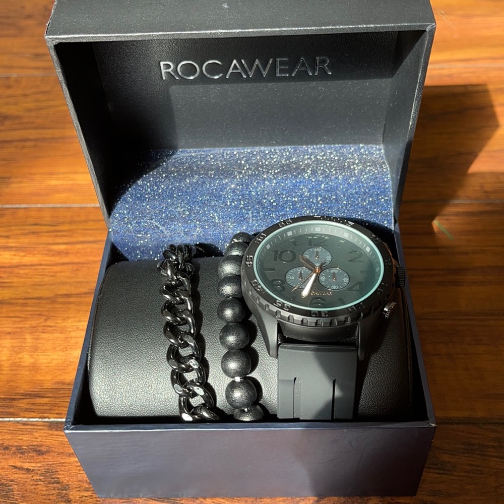 Watch and two bracelets